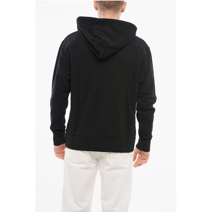 Brushed Cotton Hoodie with Embroidered Logo
