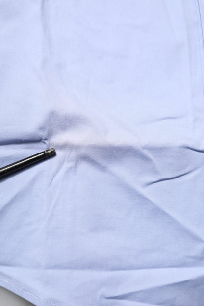 Blue Cotton SICILIA Long Sleeves Dress Shirt