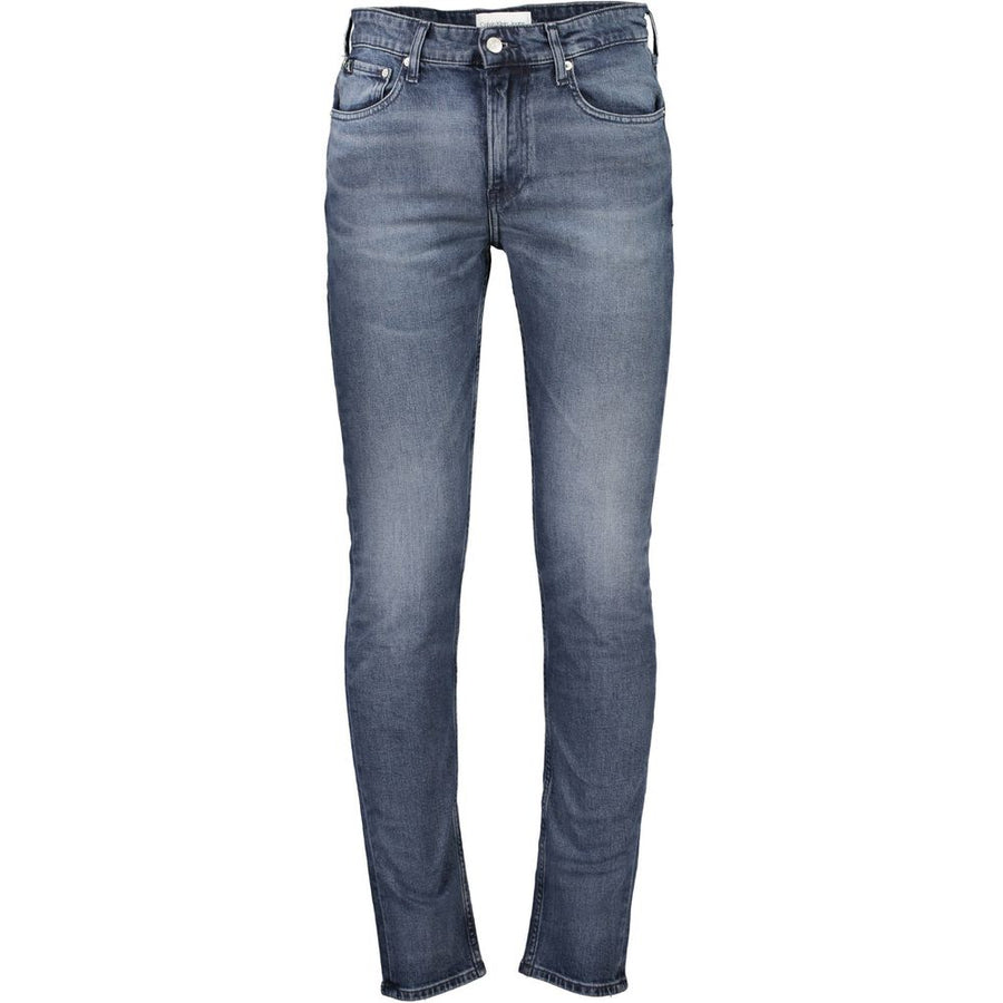 Blue Cotton Men Jeans