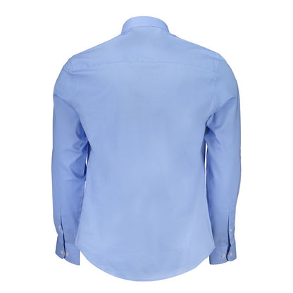 Light Blue Cotton Men Shirt