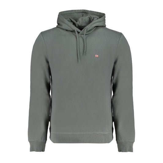 Green Cotton Men Sweater