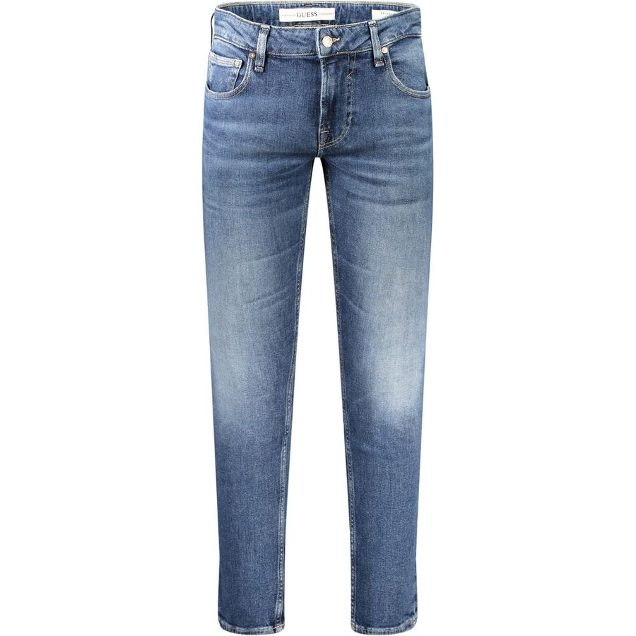 Blue Cotton Jeans Denim