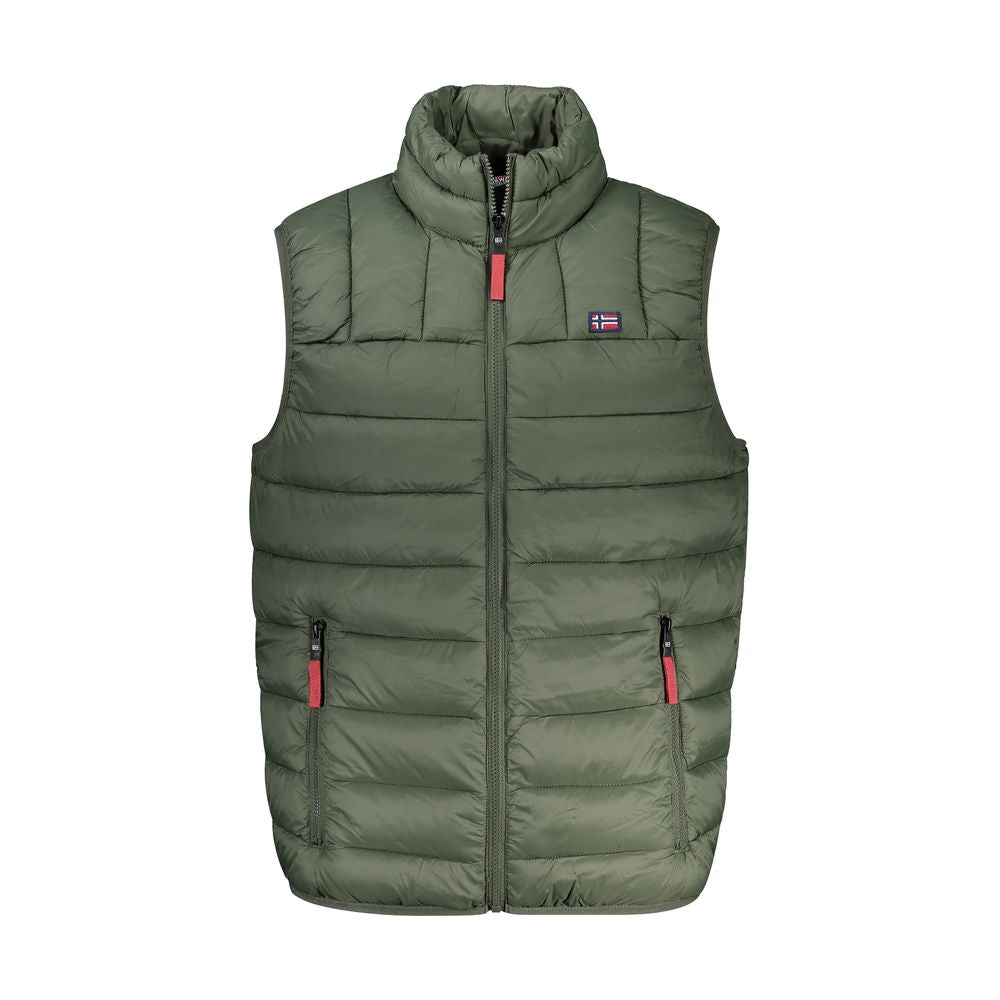 Green Polyamide Men Jacket