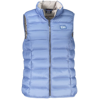 Blue Polyamide Women Jacket