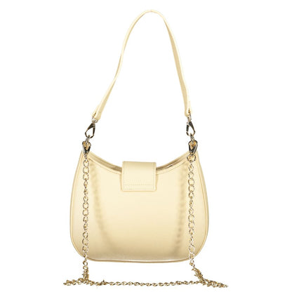 Beige Polyethylene Women Handbag
