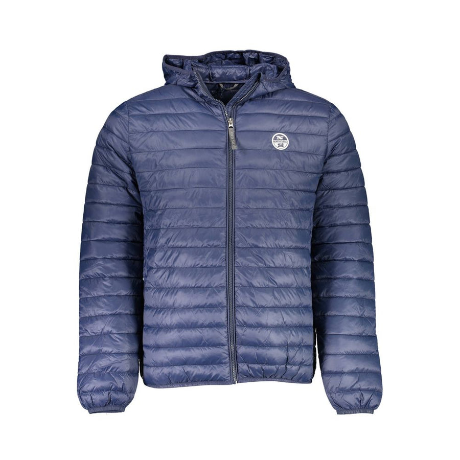 Blue Polyamide Jackets & Coat
