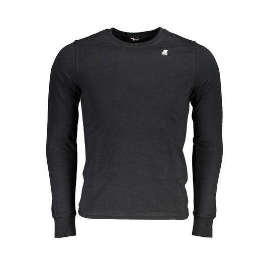 Black Cotton Men T-Shirt