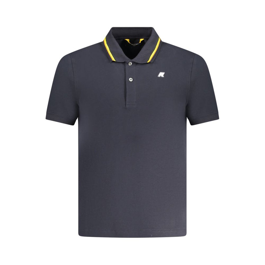 Blue Cotton Polo Shirt