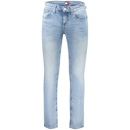 Blue Cotton Men Jeans