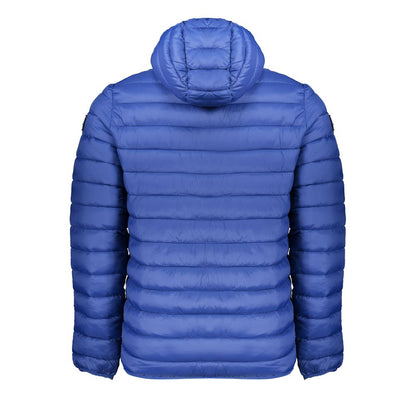 Blue Polyamide Men's Jacket