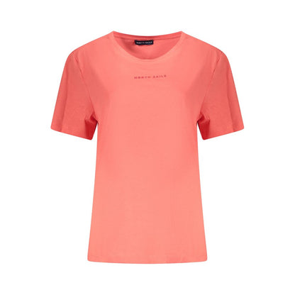 Pink Cotton Women T-Shirt
