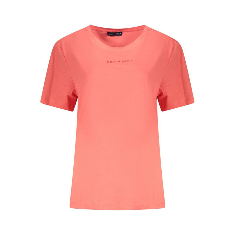 Pink Cotton Women T-Shirt