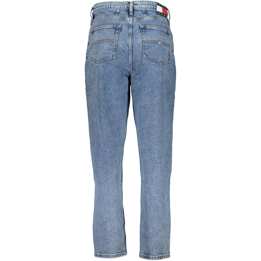 Blue Cotton Women Jeans