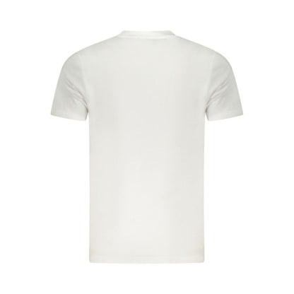 White Cotton Men's T-Shirt