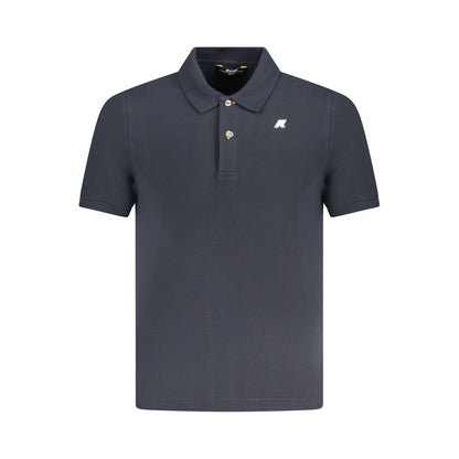 Blue Cotton Polo Shirt