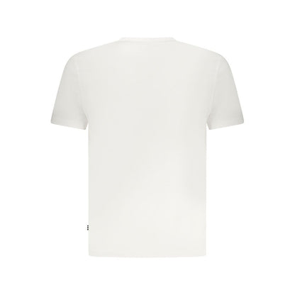 White Cotton Men T-Shirt