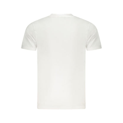 White Cotton Men T-Shirt