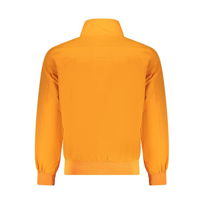 Orange Polyamide Men Jacket