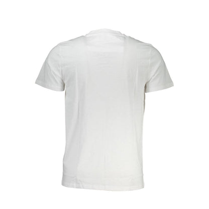 White Cotton Men T-Shirt