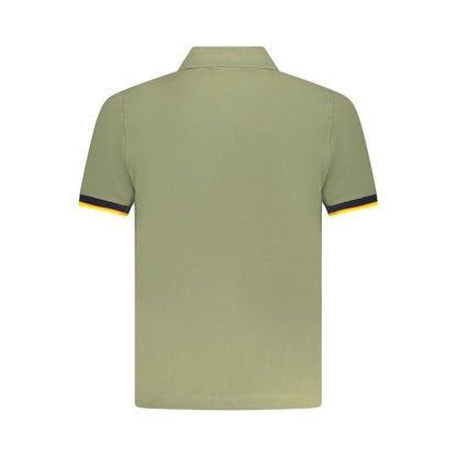 Green Cotton Polo Shirt