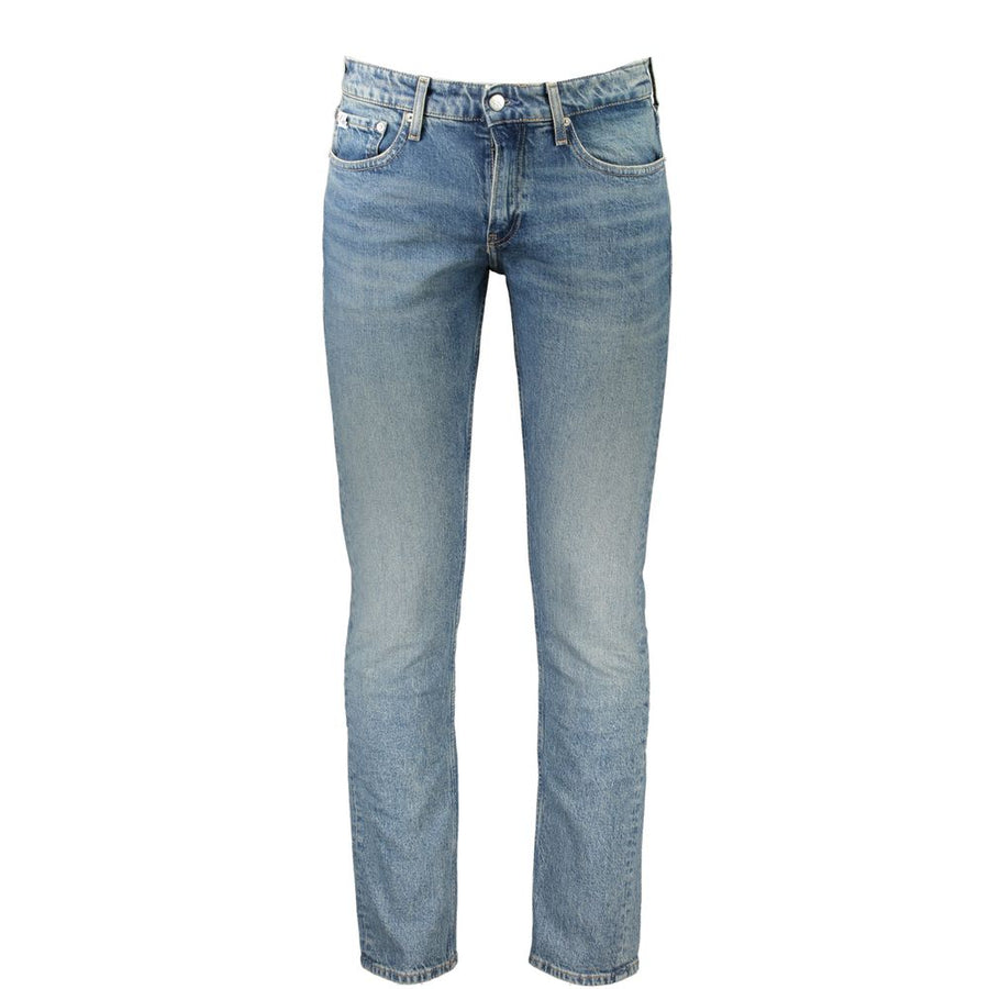 Blue Cotton Men Jeans