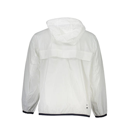 White Recycled Nylon Men Jacket