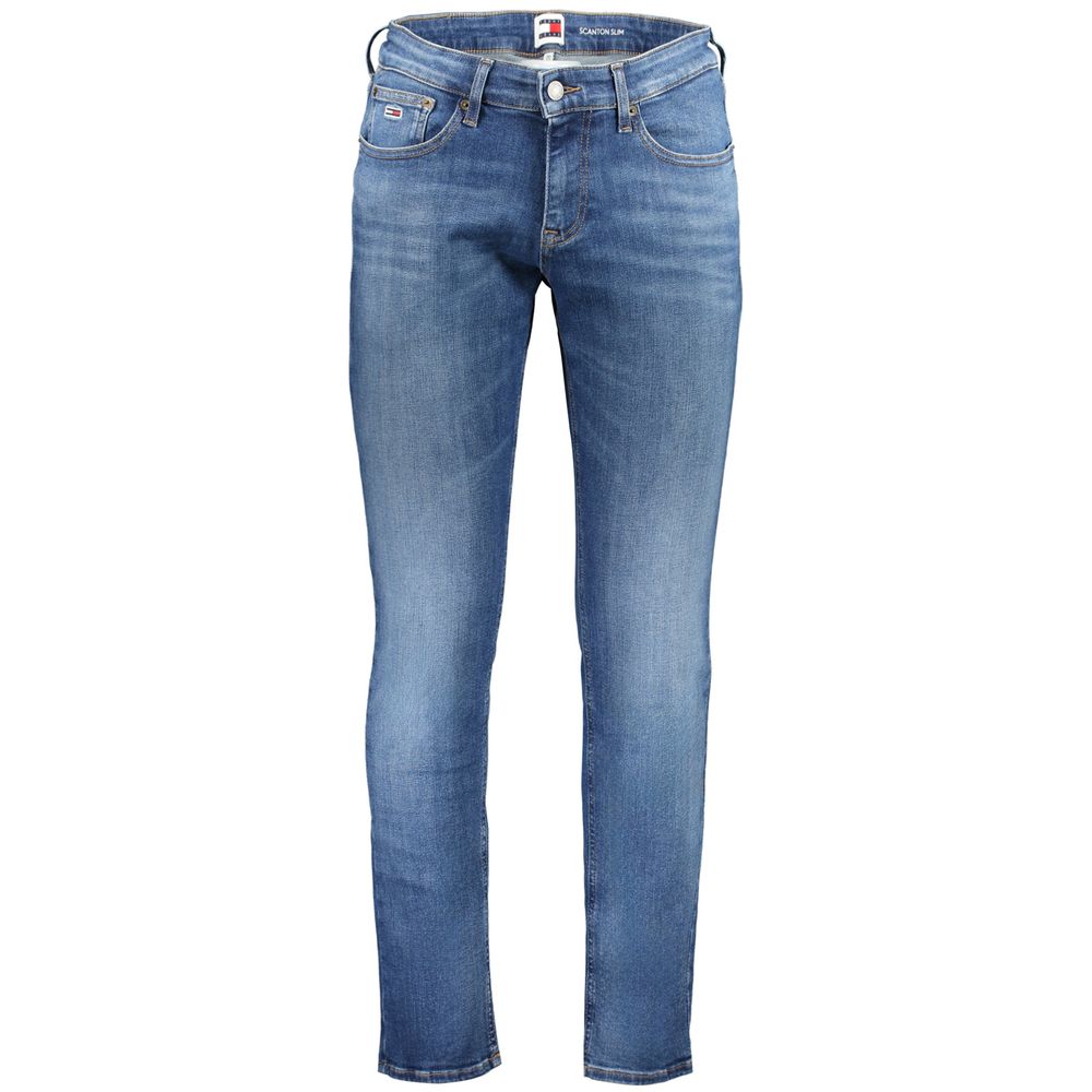 Blue Cotton Men Jeans