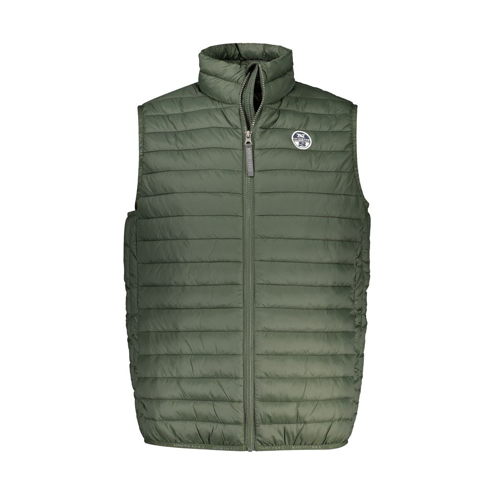 Green Polyamide Men Jacket