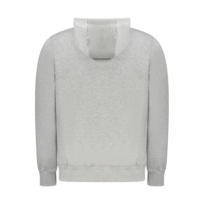 Gray Cotton Mens Sweater Hoodie