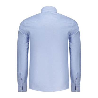 Light Blue Cotton Men Shirt
