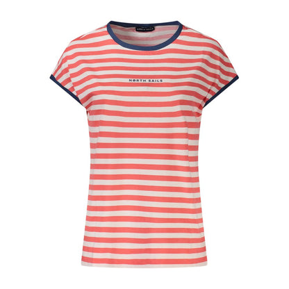 Red Cotton Women T-Shirt