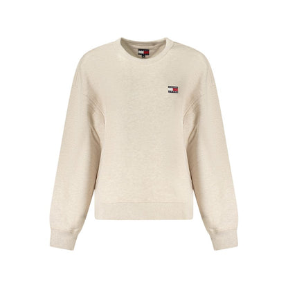 Beige Cotton Women Sweater