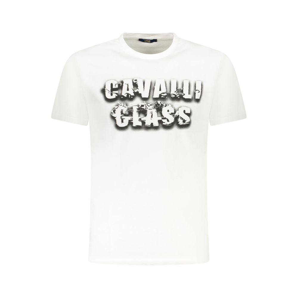 White Cotton Men T-Shirt