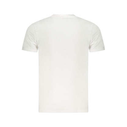 White Cotton Mens TShirt