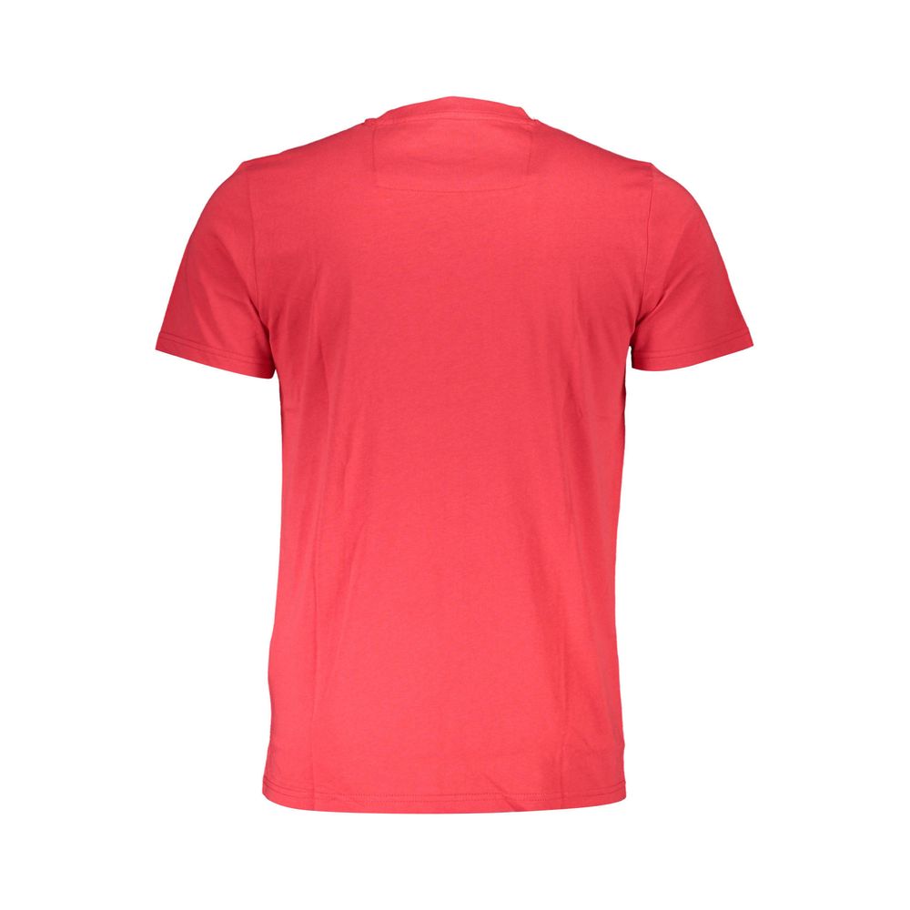 Red Cotton Men T-Shirt