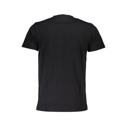 Black Cotton Men T-Shirt