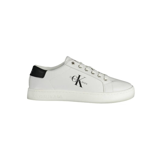White Recycled Polyester Men Sneaker