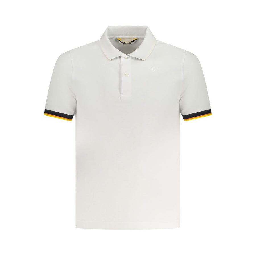 White Cotton Polo Shirt