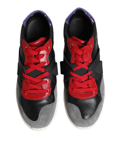 Multicolor Lace Up Low Top Men Sneakers Shoes