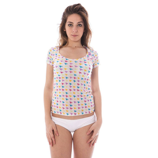 White Nylon Unisex T-Shirt