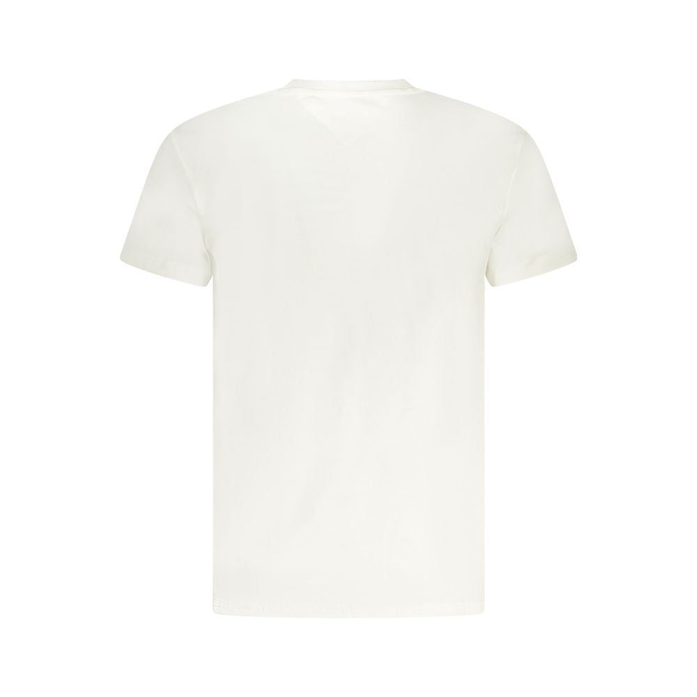 White Cotton Men T-Shirt