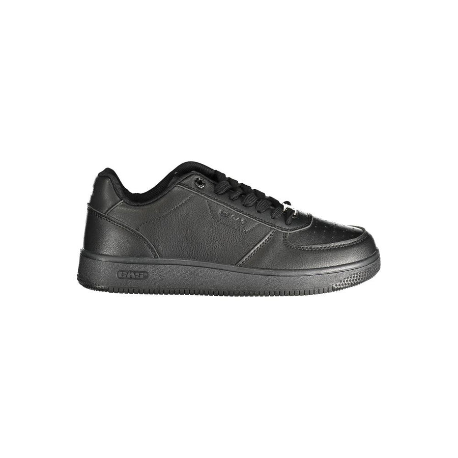 Black Polyester Women Sneaker