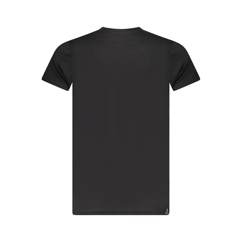 Black Cotton T-Shirt