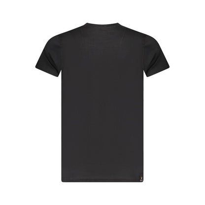 Black Cotton T-Shirt