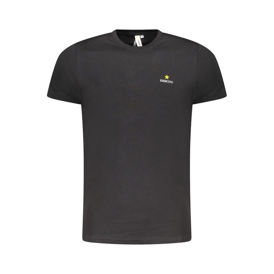 Black Cotton T-Shirt