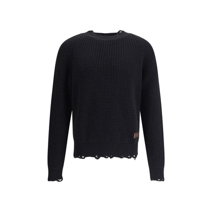 Black Wool Sweatshirt
