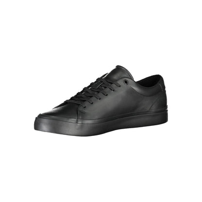 Black Polyester Sneaker