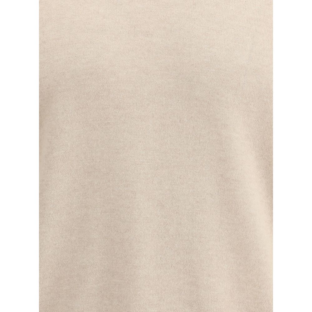 Beige Cashmere Cashmere Sweater
