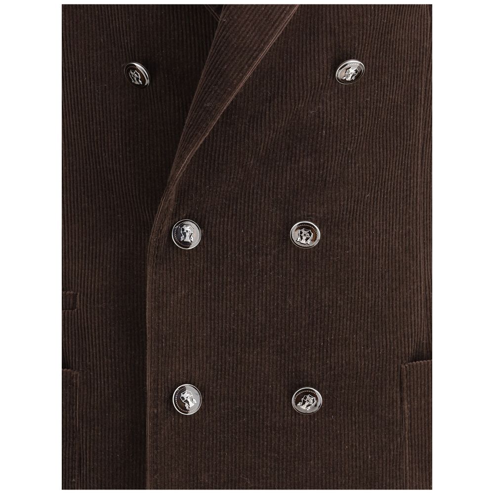 Brown Cotton Jackets And Coat