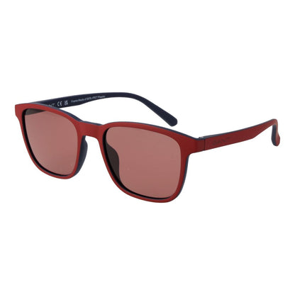 Red Stainless Steel Sunglasses